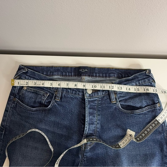 Paul Smith - Men’s Blue Jeans with Button Fly - Size 32 - Picture 7 of 8